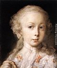 Famous Lady Paintings - Young Lady of the Leblond Family.